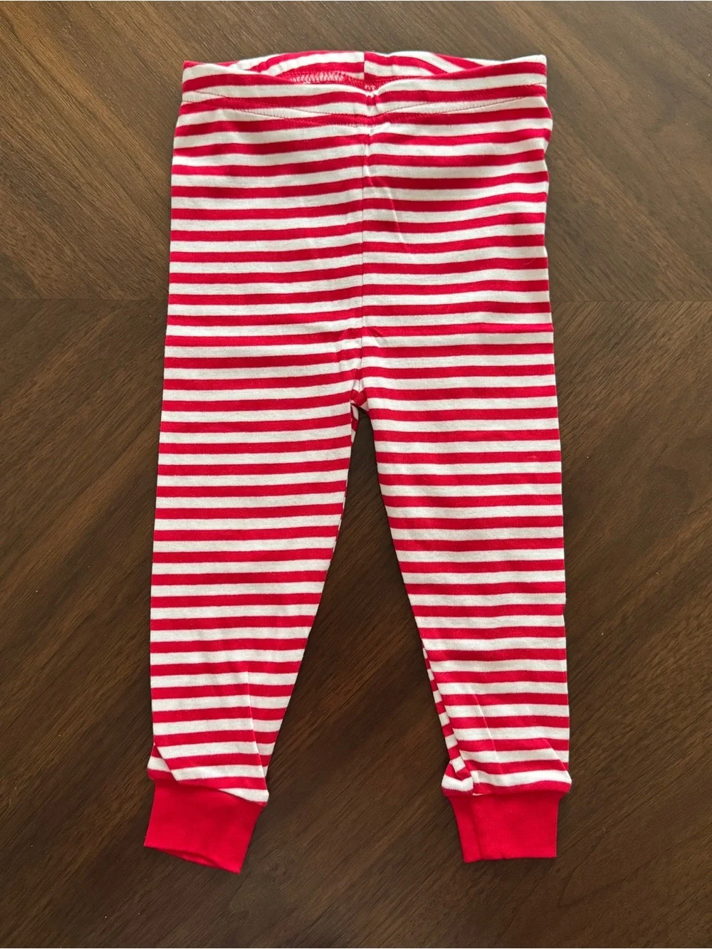 The Children’s Place Red & White Striped Santa Holiday Pajama Set NWT